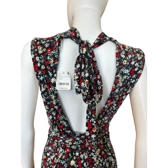 New ~ FREE PEOPLE ~ Vacation Cruise One Piece Jumpsuit  S Viscose - Picture 8 of 11